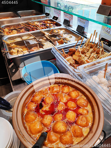 Image of Street food curry fish ball