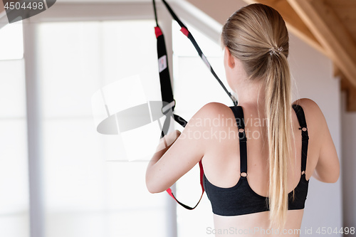 Image of Girl in sling training