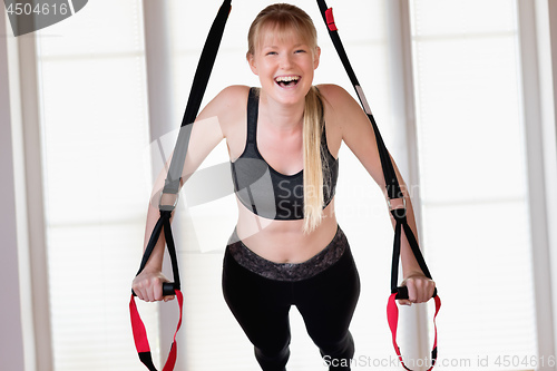 Image of Girl in sling training