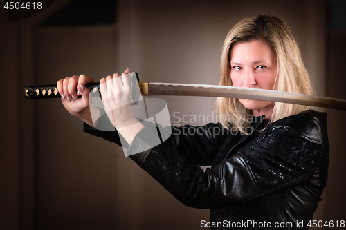 Image of Female fighter with sword