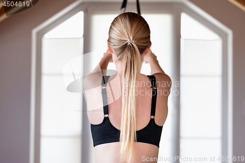 Image of Girl in sling training