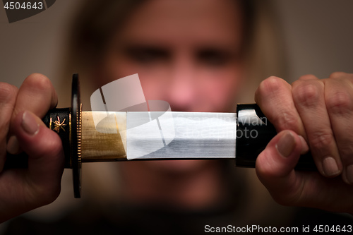 Image of Female fighter with sword