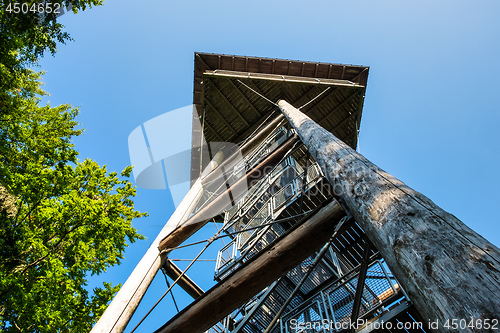 Image of Famous tower Aalbaeumle near Aalen