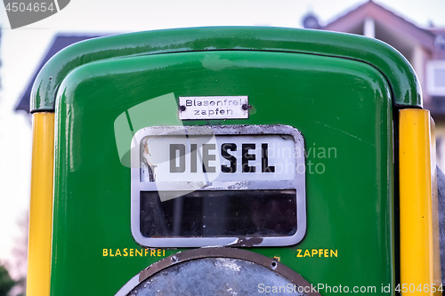 Image of Historic fuel dispenser for diesel