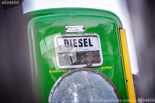 Image of Historic fuel dispenser for diesel