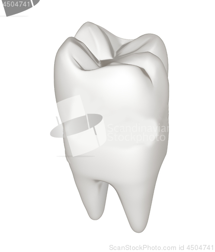 Image of Tooth. 3d illustration