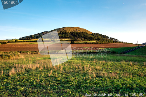 Image of The famous hill Ipf near town Bopfingen