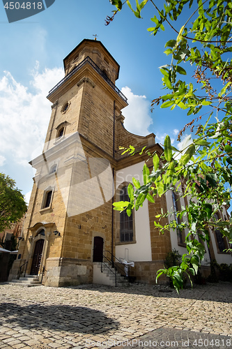 Image of Church St Nikolaus in the town Aalen