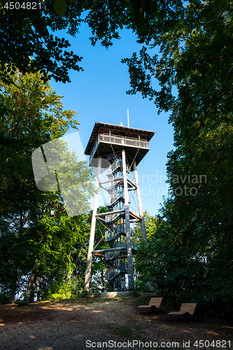 Image of Famous tower Aalbaeumle near Aalen