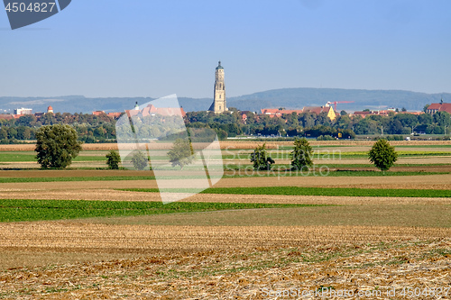 Image of View to the town Noerdlingen