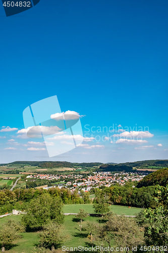 Image of View to the roofs of Lauchheim