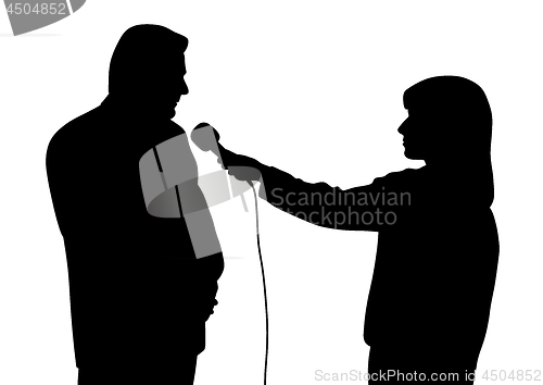 Image of Interview silhouette