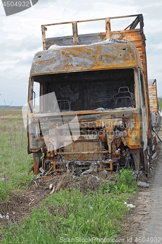 Image of Truck Cabin Damage