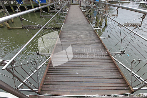 Image of Pedestrian Suspension Bridge