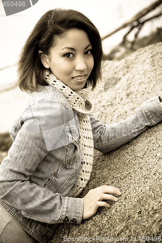 Image of Beautiful african american woman