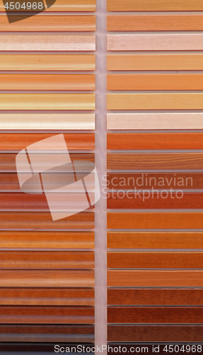 Image of Wood Color Samples
