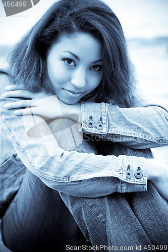 Image of Beautiful african american woman