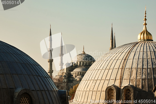 Image of The beautiful Suleymaniy Mosque in Istanbul