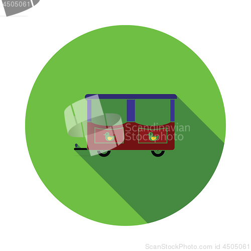 Image of Wagon of children train icon