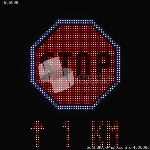 Image of Stop Led Sign