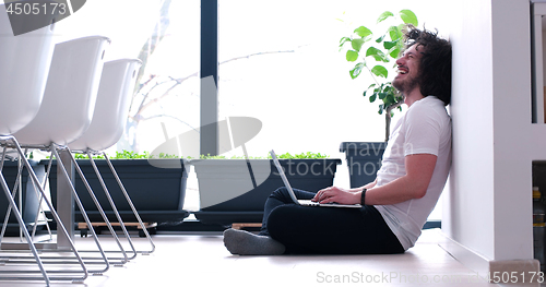 Image of man enjoying relaxing lifestyle