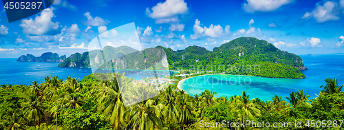 Image of Panorama of tropical islands