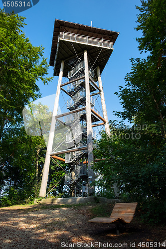 Image of Famous tower Aalbaeumle near Aalen