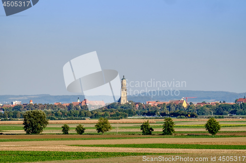 Image of View to the town Noerdlingen