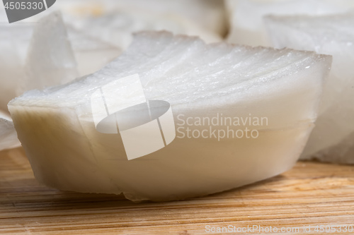 Image of Pieces of sliced onions