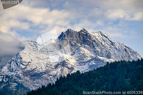 Image of Mountains of Garmisch-Partenkirchen in autumn