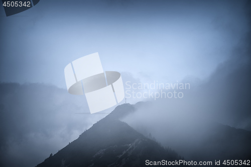 Image of Mountains of Garmisch-Partenkirchen in autumn