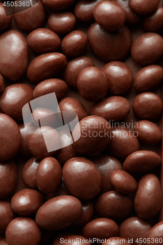 Image of background of chocolate sweets.