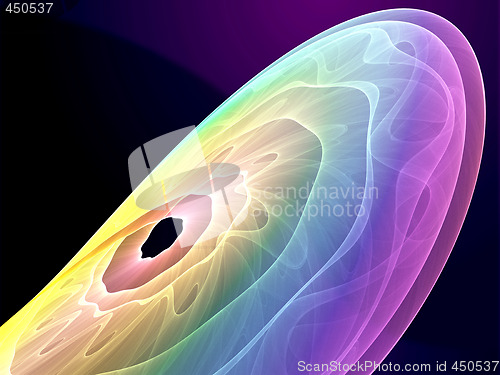 Image of Wavy glowing colors