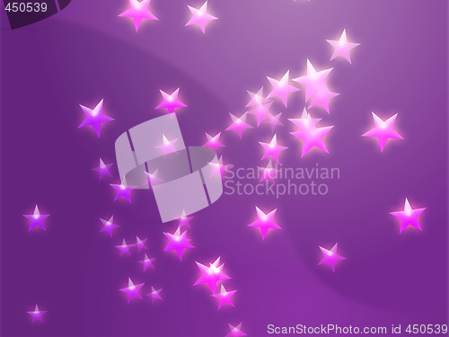 Image of Flying stars illustration