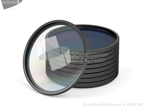 Image of Stack with photographic filters