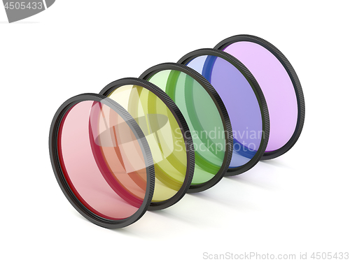Image of Colorful photographic filters