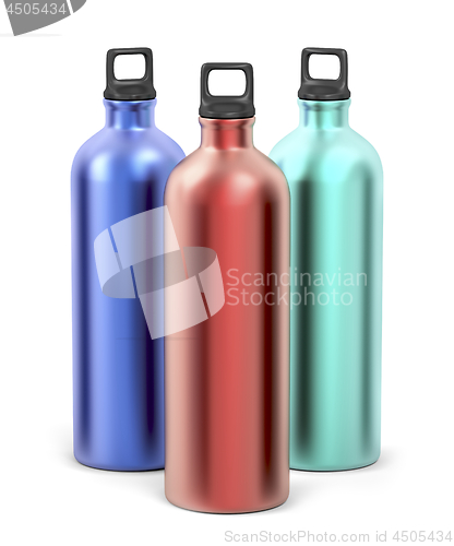 Image of Aluminum sport bottles