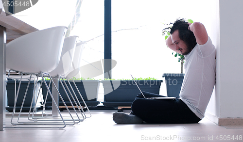 Image of man enjoying relaxing lifestyle
