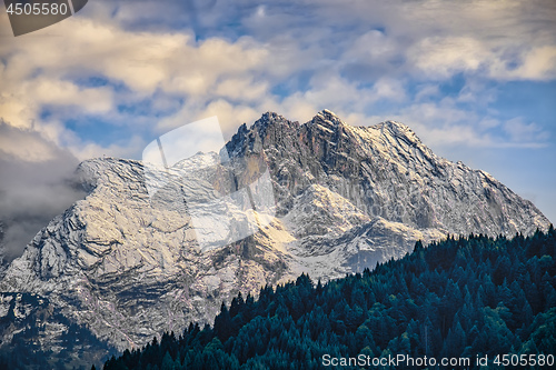 Image of Mountains of Garmisch-Partenkirchen in autumn