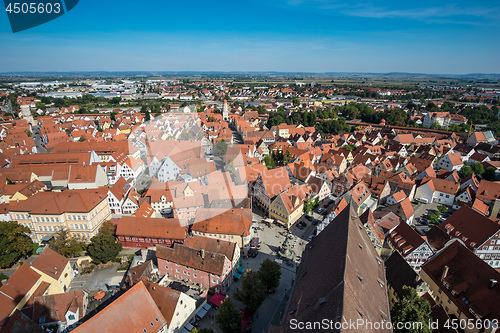 Image of View to the roofs of Noerdlingen