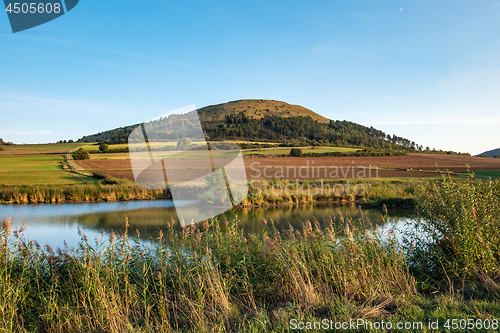 Image of The famous hill Ipf near town Bopfingen