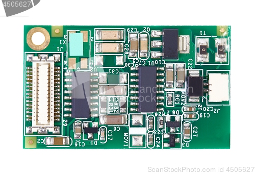 Image of Small Circuit board closeup