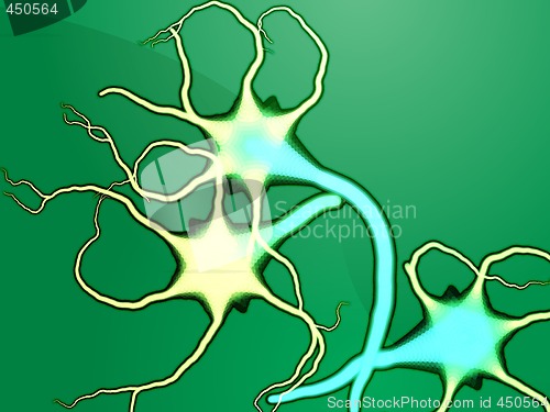 Image of Nerve cells illustration