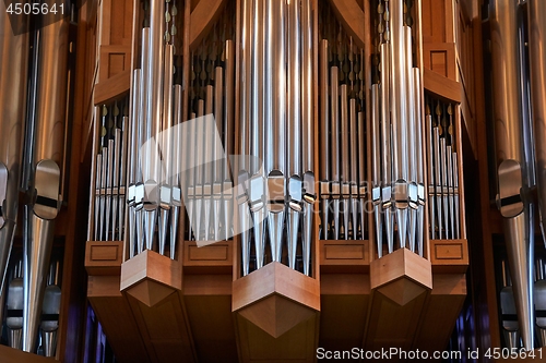 Image of Church organ pipes