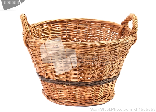 Image of Simple basket on white