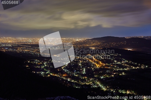 Image of Night city view