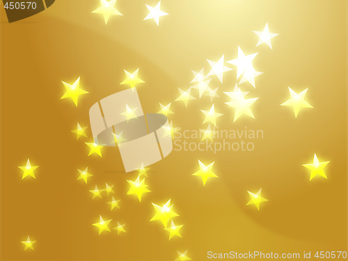 Image of Flying stars illustration