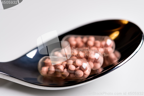 Image of Tablets on a spoon