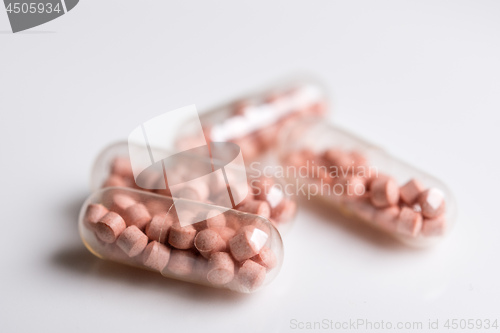 Image of Close up of tablets on a table