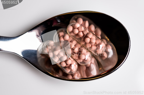 Image of Tablets on a spoon